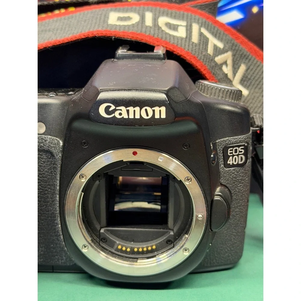 Canon EOS 40D Digital SLR Camera Body Black 10.1MP 1 Battery Included Tested